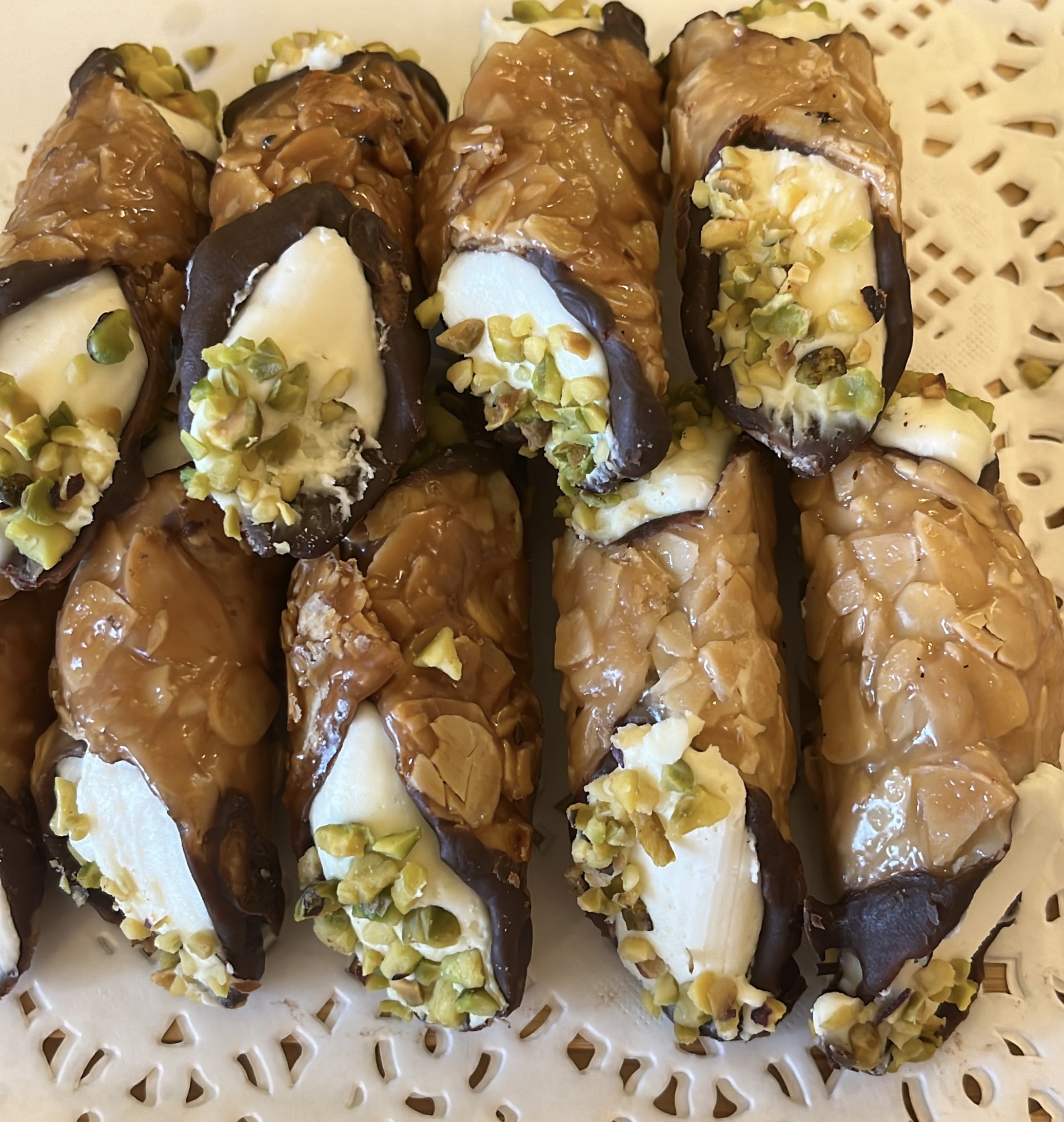 Italian cannoli at Bright's Cafe Bristol